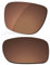 LenzReborn Verres polarisés de rechange pour lunettes de soleil Oakley TwoFace OO9189 - Plus d'options, Marron rouille – Polarisé, Taille unique
