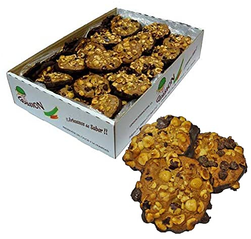 LAPASION - Galletas Cookies Rellenas y Bañadas De Cacao Con Avellanas |Pasta De Cacao | Dulces Individuales | Galleta con Chip de Chocolate | 2.2 Kg