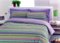 BIANCHERIAWEB Copripiumino Letto Sacco Piumone E Federa In 100% Cotone Fantasia Rigata Zig Zag Disegno Baia