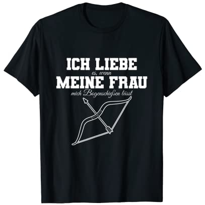 Bogenschießen Bogensport Pfeil und Bogen Bogenschütze T-Shirt