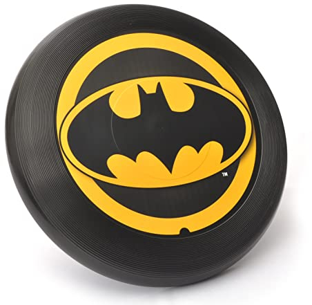 Ciao - Frisbee Batman DC Comics (27 cm) aus Kunststoff, Farbe Schwarz, Gelb, One Size, E7181