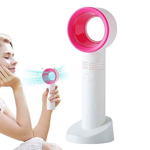 Mini ventilatore senza pale | Piccolo ventilatore senza pale portatile con impostazione a 3 velocità - ventilatore portatile senza pale per i viaggi, ventilatore portatile senza pale ricaricabile