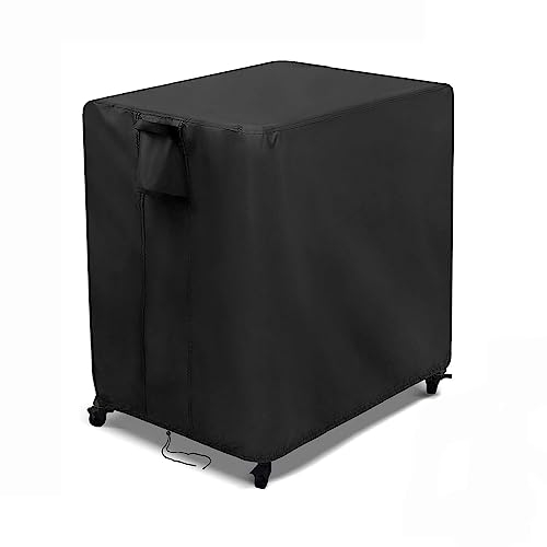 Onlyme Housse de table d'extérieur imperméable en polyester pour four à pizza Noir 83 x 83 x 90 cm