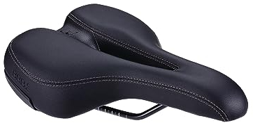 BBB Cycling SoftShape Active Fahrradsattel I Fahrradsitz Unisex I Sportives Design Fahrradsattel mit Aussparung I BSD-121, Schwarz