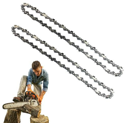 Catena per motosega da 50 cm, 76 maglie di trasmissione, per la maggior parte delle motoseghe e motoseghe (50,8 cm)