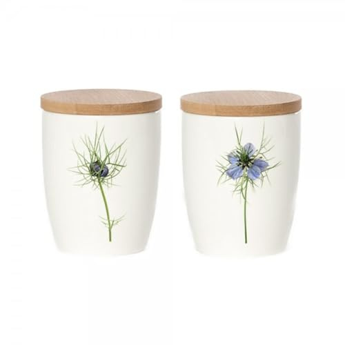 Simply Flowers - Tasse - Schwarzkümmel - Porzellan - Farbe: weiß - (ØxH): 7,5 x 9 cm (Klein)