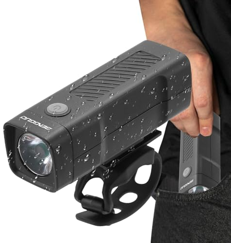 Luz Delantera de Bicicleta, Faro de Bicicleta - Lámpara Frontal de Bicicleta Recargable,Linterna de conducción Nocturna de 3 Modos, Accesorios de Ciclismo, luz superbrillante para niños y Adultos