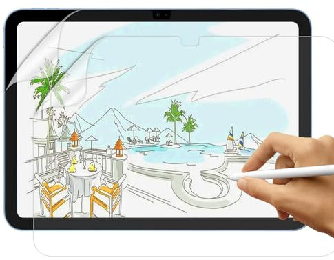 SUEEWE [2 Piezas] Protector Pantalla Mate para iPad 11ª Generación (A16) 2025 / iPad 10ª Generación, Antirreflejo PET Protector Pelicula de Feel Like Efecto Papel para Dibujar y Escribir