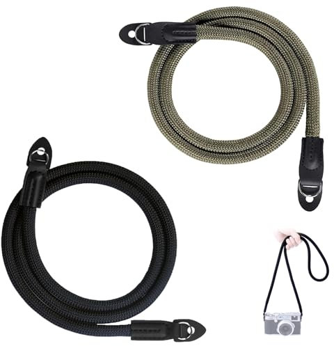 BPTZYLN 2 PCS Universal Camera Shoulder Strap,Kompatibel Mit Canon EOS R6 R10 R50,Kompatibel Mit Sony A6400 A6700 A7C II A7IV