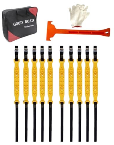 Auto-Schneeketten für Reifen,Schneeketten - Anti-Rutsch-Schneeketten fürs Auto - Anti-Rutsch-Reifenketten, schnelle und einfache Installation, Schneeketten für Autos, Pickups, LKWs, SUVs
