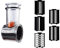 FHAJKTJB Stainless Steel Slicer/Shredder Attachment, Compatible For KitchenAid ，Stand Mixer With 5 Blade Slicer, Salad Maker