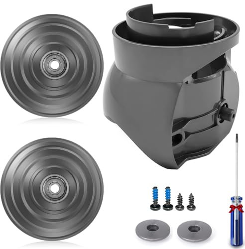 KiimSin Accessorio ruota V-Ball + testina di pulizia ad alta coppia per Dyson V10 V11 V15 G5, accessori per testine per aspirapolvere ad alta coppia da 100W