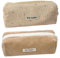 GmwyCzV 2 Stück Pencil Case Cord-Stoff, Waschbar Stiftemäppchen, Tragbares Federmäppchen mit Praktischem Reißverschluss, Aesthetic Federmäppchen, für Teenager Männer Und Frauen (Aprikose+Rosa)