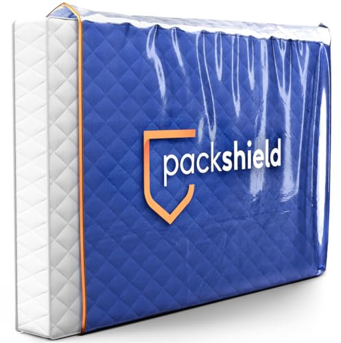 Housse de Protection pour Matelas en Plastique Epais - Déménagement, Transport et Rangement - 160x200cm - Sac Imperméable avec Fermeture Eclair