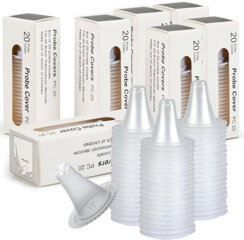 MOPLA 200er Set für Braun Fieberthermometer Schutzkappen,Braun Fieberthermometer Ohr,Ohrthermometer Ersatzschutzkappen,Schutzkappe Thermoscan für Modelle Ohrthermometer