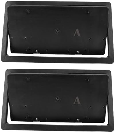 2PCS -Nummernschild Flipper mit Fernbedienungssteuerungsabdeckung Design Elektrische Nummernschildhalter für US -Kennzeichenplatte