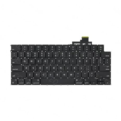 X psblty Laptop-Tastatur A2681, kompatibel mit MacBook, Air M2 13,6 Retina, A2681, Tastaturbelegung: US, UK, Englisch, Dänisch, Schwedisch, Arabisch, Ungarisch, Tschechisch usw.(UK)