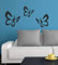 INDIGOS UG - Wandtattoo Kinderzimmer Wandtattoo Schmetterlinge 9x9, 7x7, 8x8 cm Wandaufkleber Wandfolie 3 Stück - Dekoartion Kinderzimmer Schule Bad Hotel Kita