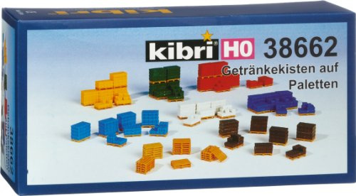 Kibri 38662 - H0 Getränkekisten auf Palette