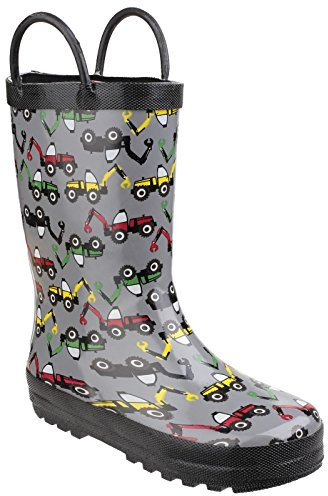 Cotswold Puddle Waterproof Pull On Boot Unisex Kids Digger Size 7