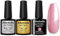 Allenbelle UV Gel Nagellack Set - Base und Top Coat, Geschenkset, Nail Art Shellac, Soak Off LED Farbe