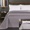 DecoKing 15186 Tagesdecke 170 x 270 cm stahl anthrazit grau silber Bettüberwurf zweiseitig pflegeleicht steel silver grey dimgray Axel