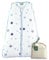 molis&co - Baby Schlafsack 2.5 TOG - Ganzjahres Schlafsack - Babyschlafsack Neugeborene - Premium-Musselin, ärmellos Winterschlafsack wattiert - Premium Qualität - Sternendruck (70 cm)