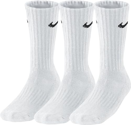 Nike Unisex U Nk Everyday Ltwt Crew 3pr Socks, Multicoloured UK (Multi-Color), 11–14.5 UK (Manufacturer Size: XL)