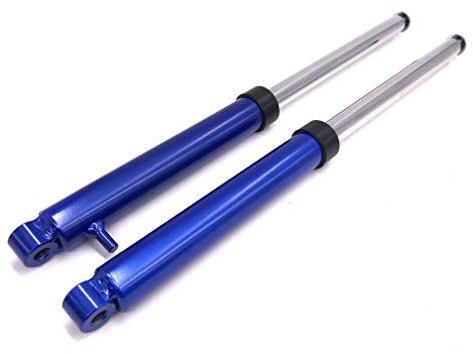 Tubes de fourche Bleu pour PW50 Yamaha Piwi 50cc Peewee 1984-2016