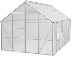 Vitavia Meridian 2 11500 HKP 6 mm Gewächshaus 2 Dachfenster 1 Seitenfenster Frostschutz
