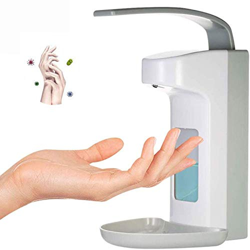 EEUK Ellenbogen Seifenspender Seifenlotionspumpe zur Wandmontage 500ML Handseifenspender Desinfektionsspender für Toilette Krankenhaus Restaurant