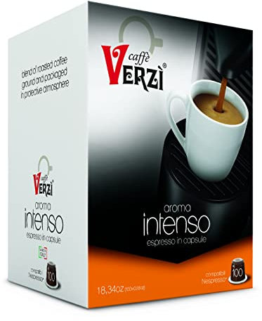 100 capsules compatibles Nespresso - Selezione Intenso - Verzì Caffè
