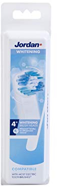 Jordan® | Elektrische Zahnbürstenköpfe für elektrische Zahnbürste mit oszillierender & rotierender Technologie | Whitening Electric Toothbrush Head | Oral B kompatibel | 4 Stück