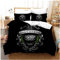 QWAS Harry Potter Bettwäscheset, Slytherin Bettbezugset, 3D-Druck, 100% Mikrofaser, Pflegeleichte Bettwäsche (A01,135x200cm+80x80cmx2)