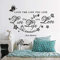 Wandtattoo Aufkleber, Rattan Schmetterling Gemunkelt British Bob Marley 45X65Cm, Home Wandbild