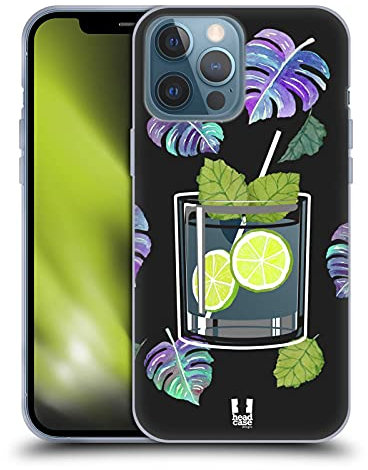 Head Case Designs Vodka Cocktails Gelhülle [Militärischer Schutzgrad] Kompatibel Mit Apple iPhone 13 Pro Max Und Kompatibel Mit MagSafe