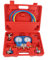 Kältemittel-Manifold-Messgerät Set für R134A,Manifold Gauge Set AC Klimaanlage Kältemittel Aufladeschlauch mit Messgerät und Haken mit Schlauchlänge: 1,5 m R134a-Manifold-Manometer-Set