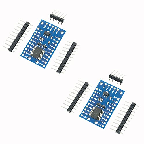 ZkeeShop 2Pcs PCF8575 IO Expander Board Module I2C to 16IO I/O Extension Shield Module