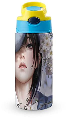 Bouteille En Acier Inoxydable Japonaise Gourde Isotherme Pour L'école Voyage Sport 500Ml