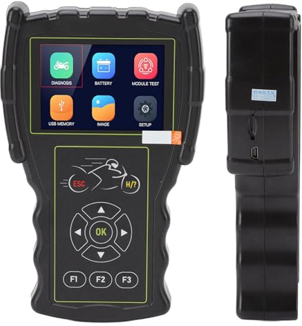 Keenso Motorrad-Scanner, M100 Pro Multifunktionaler Professioneller OBD-Codeleser Kfz-Diagnosewerkzeug Automotor-Fehlercodeleser Diagnose-Scan-Tool Diagnosewerkzeuge