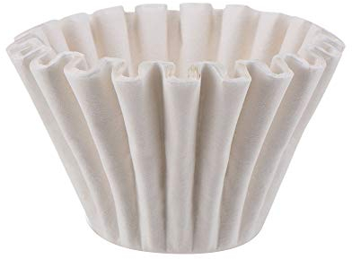 Pack of 50 Coffee Filters, 1-4 Cup Basket Filter Coffee Filter, Natural Biodegradable Basket Filter, Paper, Unbleached for Home Use