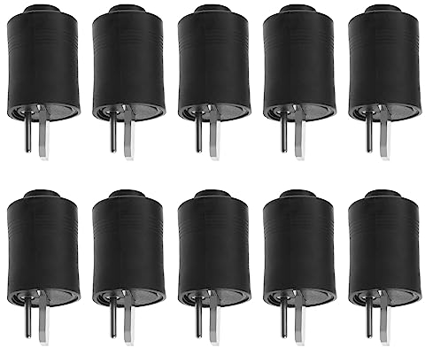 OTOTEC 10 STÜCKE 2-poliger DIN-Stecker Lautsprecherkabel Stecker für Lautsprecher Verstärker Subwoofer Computer PC DVD-Player Spielkonsole Tastatur