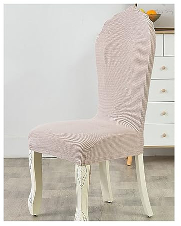 XGANGM Stretch Stuhlhussen 4er/ 2er Set Stuhlbezug Elastisch Abnehmbarer Waschbarer Runder Lehne Universal Hussen Für Stühle Stuhlüberzug Chair Cover Für Küche Restaurant Hochzeit,#4,6PCS