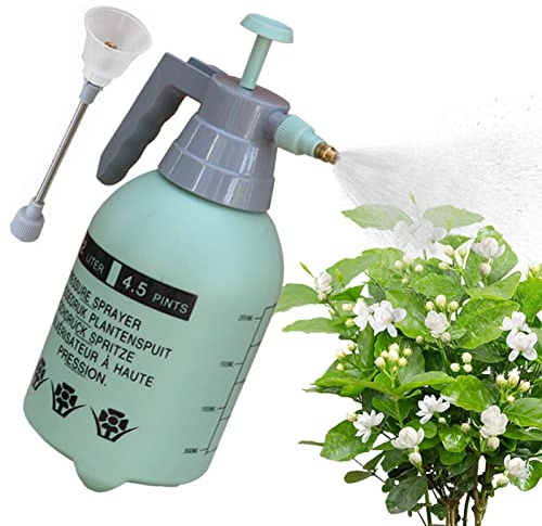 ulapithi Spray a presión,Pulverizador jardín 2L - Pulverizador jardín con Poste extensión, Pulverizador Bomba Manual presurizada, Pulverizador presión Limpieza para césped