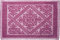 Tappeto Sardo Stuoia Passatoia tappeto bagno 100% Cotone Made In Italy prodotto in sardegna (Fucsia, 3pz)