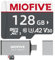 Miofive microSDXC Memory Card - Ultimate Micro SD Card with USB 3.0 Type-C Card Reader 170MB/s, C10, U3, A2, V30, 4K for Dash Cams, Android Smartphones, Tablets, and Gaming devices (128GB)