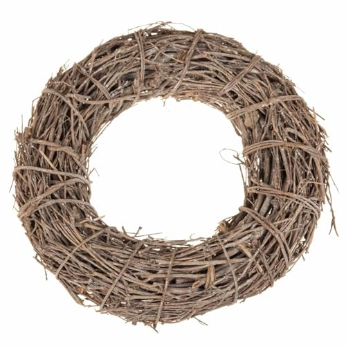 SIDCO Kranz Weide Naturkranz Türkanz Tischkranz Weidenkranz Holzkranz Dekokranz Ø 30 cm
