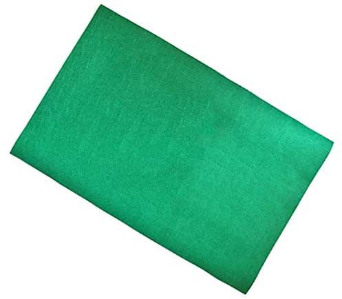 Luzhengyang Professionelle Poker-Tischdecke, Kartenspiel-Matte, geräuschfest, Vlies-Tischdecke für Texas Hold'em Poker, grüne Farbe, geeignet für Casino-Baccarat und tägliche Unterhaltung