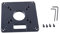 AOMIKITSTU Router Platte 1 Stück, Schwarz Tisch Frästisch, Router Tischplatte Oberfräse, Trimmer Flip Plate für Holzbänke