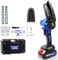 4 Inch Mini Chainsaw for Makita 18V Battery, Cordless & Lightweight with Dual Protection, for Easy Wood & Metal Cutting, Ideal for DIY Enthusiasts & Gardeners, with 1 Pack 1500mAh Battery